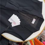 Red Valentino Black Knotted Twill Double Photo 12