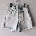 ZARA High Rise Denim Shorts - Size 0 Photo 0
