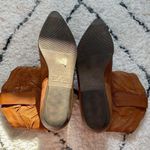 Tan Real Leather Cowboy Boots Size 6 Photo 3
