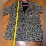 New York GIRL NY Girl black white wool blend jacket coat vintage sz 14 2 button Photo 6