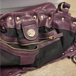 Gucci Purple Leather Hobo Vintage Shoulder Bag with Gold Studs Photo 9