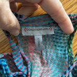 Anthropologie  Conditions Apply Size XS Prismatic Geometric Multicolor Blouse Photo 4