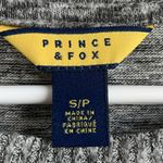 Prince And Fox  Heathered Gray High-Low Crewneck Sweater Photo 2