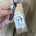 River Island cuffed cargo pants with zip detail in beige Sz 18 Nwt Photo 7