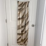Indah Silk Tan Brown Maxi Dress Strapless Tie Dye Size XS $180 Photo 4