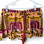 Anthropologie João Incerti Abstract Print Cecy Shorts - Size L Photo 2