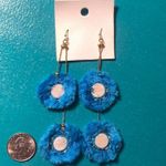 Free People Blue fringe dangle earrings Photo 1