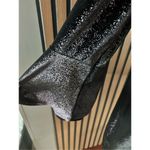 Alfani Women Long Bell Sleeve Glitter Plum Ombré Purple Shift Velvet Dress 12P Photo 2