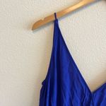 Ba&sh  Blue Faux Wrap Cropped Wide Leg Combinaison Flata Jumpsuit Photo 4