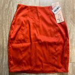 Oh Polly cranberry bodycon mini skirt 0 NEW Photo 0