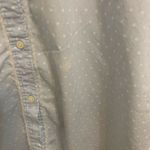 Ralph Lauren Monogrammed Night Shirt Sz L Blue Swiss Dot 100% Cotton Photo 5