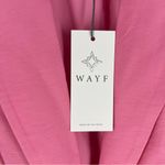 WAYF  Stretch Bubblegum Pink 1 Button Blazer‎ Jacket Size M Photo 2