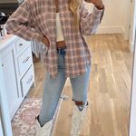 These Three Boutique Pink And Purple Flannel Photo 0