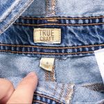 True Craft • denim overall shorts shortalls cut offs raw frayed hem distressed Photo 4
