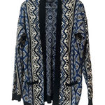 Forever 21 Boho Southwestern Knit Cardigan w/ Pockets | Cozy Fall Layer | Medium Photo 0