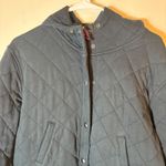 Ralph Lauren  Black Quilted Hooded Coat Women's XL‎ Photo 2