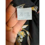 MISA Los Angeles Iyana Tie-Neck Smocked Waist Mini Dress Black Floral Sz S Photo 14