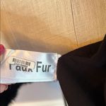 Elodie Black Fuzzy Teddy Bear Faux Fur Open Front Jacket Size XS Photo 6