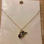 Boutique Gold Cowboy Hat Necklace – Western Country Charm Pendant New With Tags Photo 4