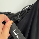 Lulus Faizah Black Mesh Off Photo 5