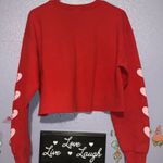 Cold Crush heart breaker red crop top sweatshirt Photo 2
