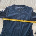 H by Halston  Faux Blue Suede Jacket Dress Size 10 New without tag Photo 10