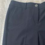 Talbots  Greenwich Wide Leg Trouser Dress Pants Women’s 12 Black Stretch Career Photo 6