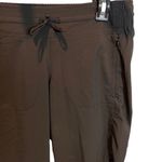 Athleta Trekkie Parachute Pant Black Lightweigt Ruched Joggers Women's Size 4 Photo 2