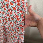 Boden USA Boden Womens Ditzy Floral Print V Neck Linen Long Sleeve Dress 14L Photo 4