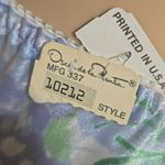 Oscar de la Renta  Lingerie Blue and Green Floral Shorts Photo 4