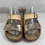 Time And Tru  8.5 Sandals Comfortable Footbed Slides Platform Arizona Women's Photo 3