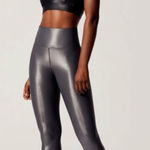 Carbon38 Takara High Waisted Shine Gray Ankle Legging Photo 0