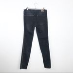 ZARA  black skinny jeans w/ gold‎ rhinestones Photo 5