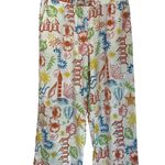 Panama Jack Linen Blend Pants Size L White Beach Lounge Coastal Resort Photo 0