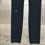 Lululemon Zoned In Tight High Rise 27" Black Back Running Leggings Size 4 Photo 3