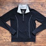 PINK - Victoria's Secret PINK Yoga • black 1/4 zip Victoria's Secret pullover athletic mock neck logo Photo 0