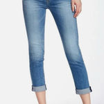 Hudson Jeans Vintage Hudson Ginny Ankle Cuffed Low Rise Straight Leg Jeans in Blue Size 25 Photo 0