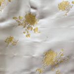 Vintage 1950s Doreen Loh Champagne Gold Silk Traditional Chinese Jacket, Size L Size L Photo 8