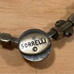 This is a vintage Sorrelli crystal necklace that is signed. Green Photo 1