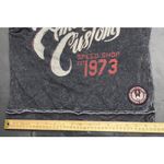 Affliction American Customs Speed Shop Sweatshirt Rhinestones Ladies Small Biker Gray Photo 6