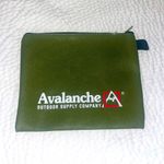 Avalanche Outdoor Supply Company Army Green logo mini bag zipper closure New OS Photo 3