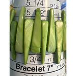 Vintage Green Shell Stretch Bracelet Spiky Iridescent Vacation Beach Cruise Adj Photo 3