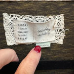 Anthropologie | Saturday Sunday Moss Green Crochet Back Swing Dress Size XS Photo 8