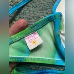 Venus Vintage 80/90s lagoon padded underwire mesh skirted bikini, size 12 C Photo 8