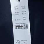 J.CREW New Resume Dress in Italian Wool Blend Size 12 Petite Navy Blue NEW CD624 Photo 4