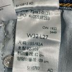 Levi's Levi’s Ribcage Straight Ankle High Rise Denim Blue Jeans Size 32 x 27 Photo 6