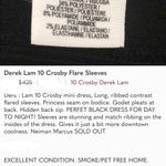 Derek Lam  10 Crosby size 4 flare knit bell sleeves fit & flare dress Photo 5