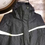 Columbia Interchange Dark Grey Hooded Waterproof Windbreaker Jacket Womens SM Photo 1