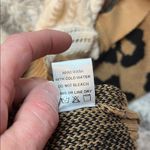 Andree by Unit Chic Two-Tone Leopard Cowl Sweater - Cream and Brown L Photo 5