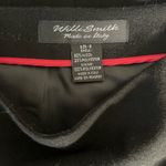 Willi Smith Vintage Collection Black Wool Skirt w Red Peek-a-Boo Vents Size 8 Photo 5